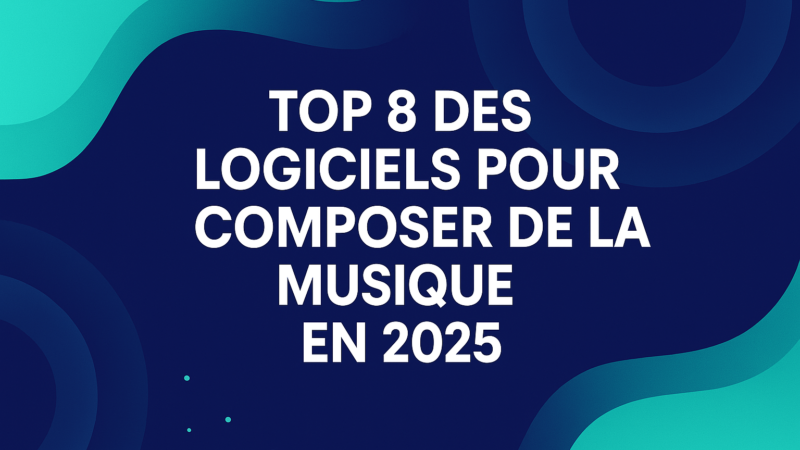 TOP 8 DES LOGICIELS POUR COMPOSER DE LA MUSIQUE EN 2025